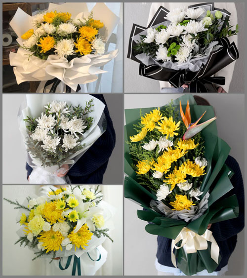 广东汕尾市城区捷胜镇东坑村白事花束代送